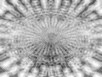 Circle black and white teleport abstract bokeh background