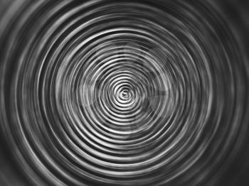 Horizontal black and white swirl teleport illustration background
