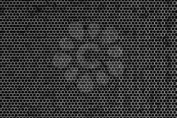 Horizontal black and white maze illustration background