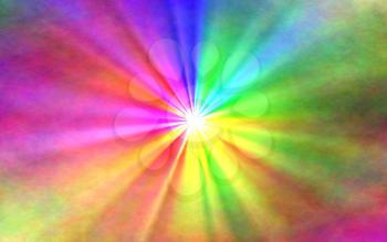 Colorful plasma teleportation illustration background