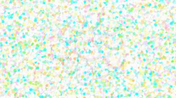 Pale pink, yellow, green dots on canvas illustration background