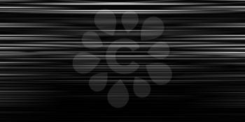 Horizontal black and white motion blur lines abstraction 