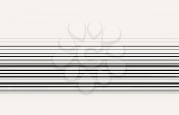 Curved black and white virtual reality lines illustration background