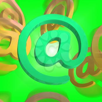 Email Tips Online Postal Solution 3d Rendering Shows Suggestions And Tricks For Marketing Using Electronic Mail