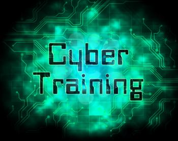 Cyber Training Virtual Web Class 2d Illustration Shows Online Learning Webinars Or Mentorship