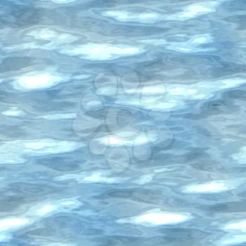 Water surface texure with waves illustration.