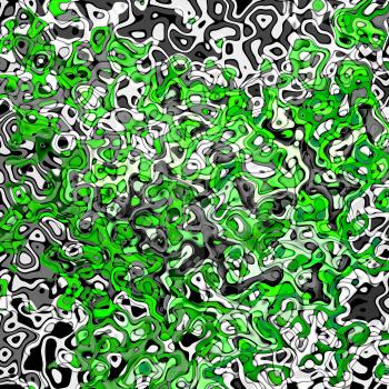 Abstract background with green and black pattern illustration.