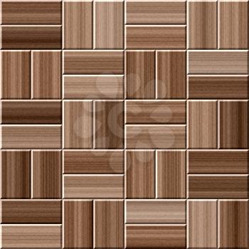 Brown abstract wooden floor background with pattern vector.