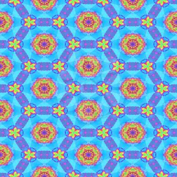 Colorful kaleidoscope pattern. Abstract background ideal for wallpaper pattern and other work.