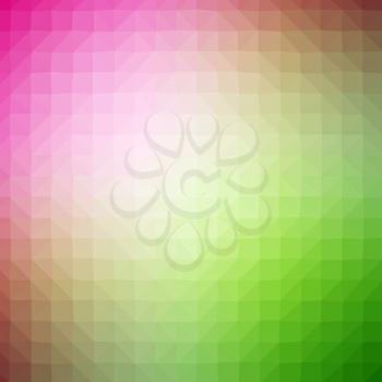 Abstract colorful triangular or polygonal background.