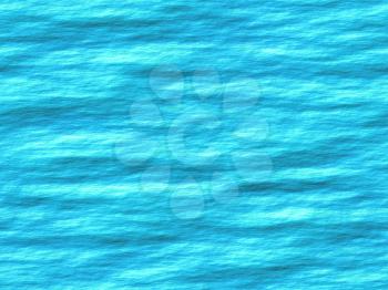 Blue rippling water surface illustration. Texture of the water surface with light reflection and shadows between waves.