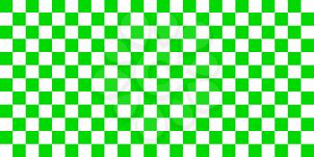 Green and white checkerboard squares seamless pattern.