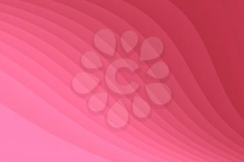 Light Pink Color Gradient Wave Abstract Illustration.