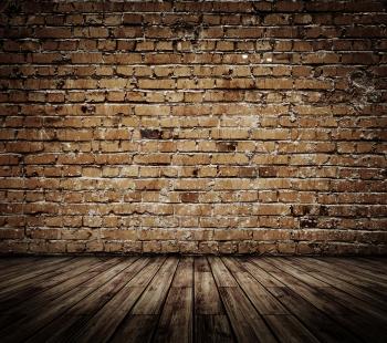 Vintage brickwall 3d background. All textures my own