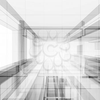 Abstract background. Concept 3d rendering lines design