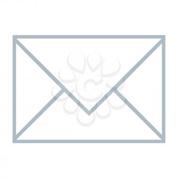 Mail Envelope Icon Isolated On White Background

