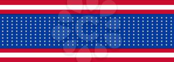 Independence Day, 4th Of July National Holiday in United States of America. Background Banner With US Colors and Stars