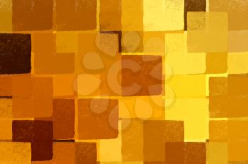 Abstract impressionist squares illustration. Brush paint background pattern.
