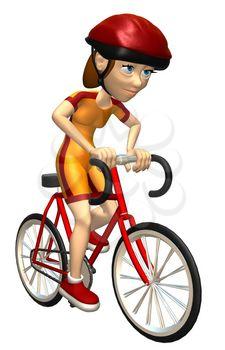 Bicyclist Clipart