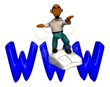 Surfing Clipart