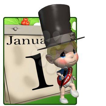 January Clipart