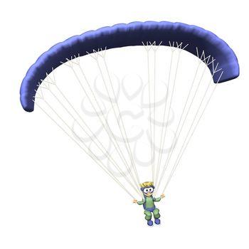Parachuting Clipart