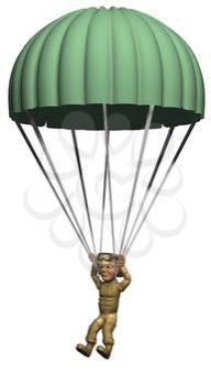 Paratrooper Clipart
