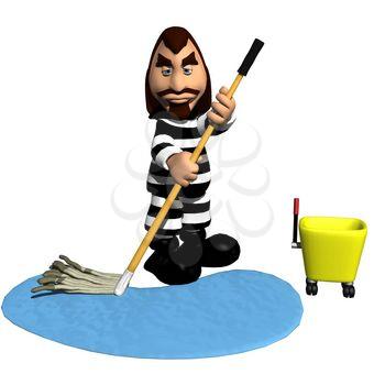 Mopping Clipart