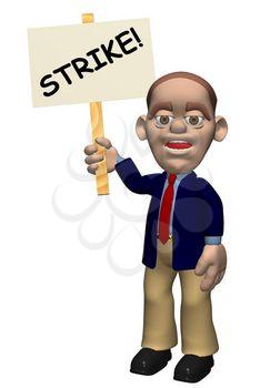 Picketing Clipart