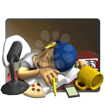 Tired Clipart