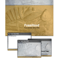 Fossilized powerpoint template