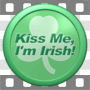 Kiss Me I'm Irish pin rotating