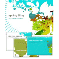 Spring Fling Powerpoint theme