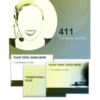 Headset PowerPoint Template
