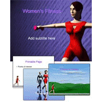 Woman PowerPoint Template
