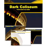 Dark Coliseum Powerpoint theme