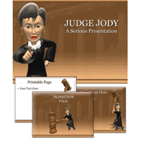 Judge PowerPoint Template