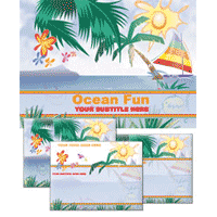 Ocean fun powerpoint template