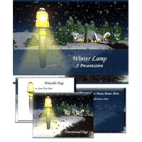 Snowing PowerPoint Template