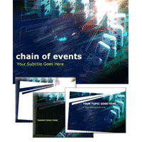 Chain of events powerpoint template