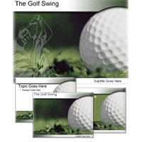 The golf shot