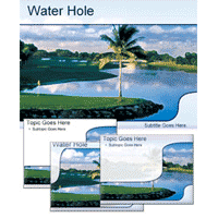 Water hole powerpoint template