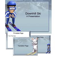 Downhill PowerPoint Template