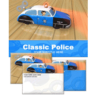 Classic police powerpoint template