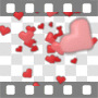 Floating hearts