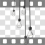 Hanging light bulbs