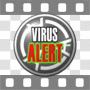 Virus alert button