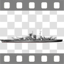 Bismarck battleship floating