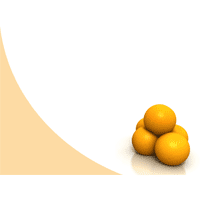 Pile of five oranges