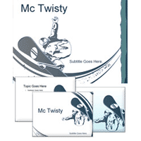Mc twisty powerpoint template